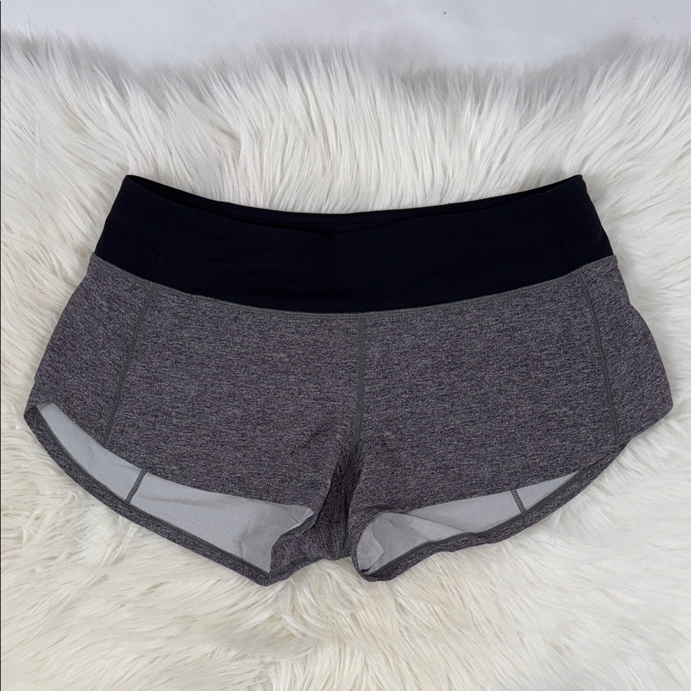 lululemon athletica Gray and Black Athletic Shorts